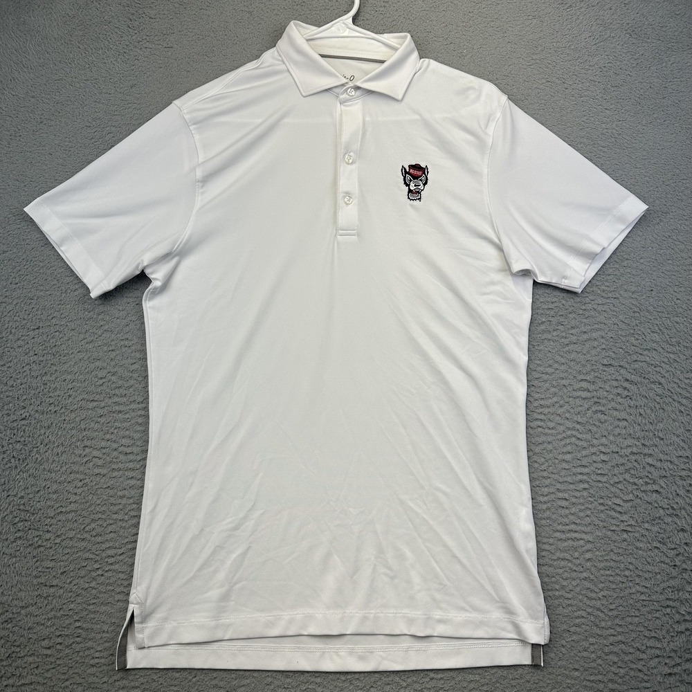 North Carolina State Wolfpack Shirt Mens Small‎ White NCAA College Johnnie- O